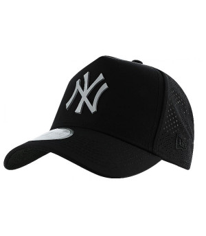 cap netz ny Casquette NY frame perf poly black